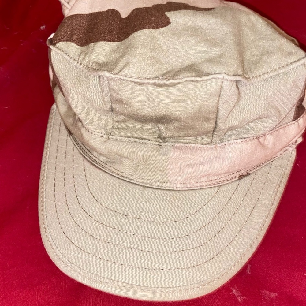 Desert camo military hat